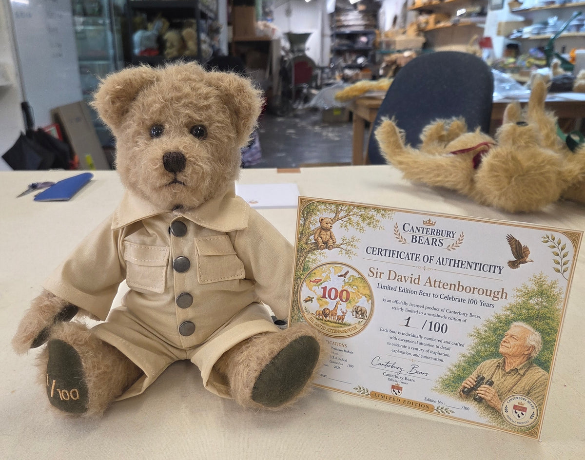 The David Attenborough Centenary Bear – Limited Edition