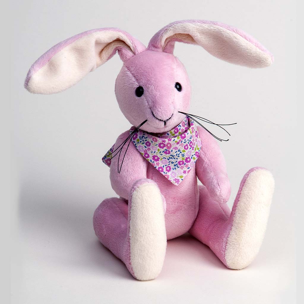 Pink Avalon The Handmade Rabbit from Canterbury Bears.