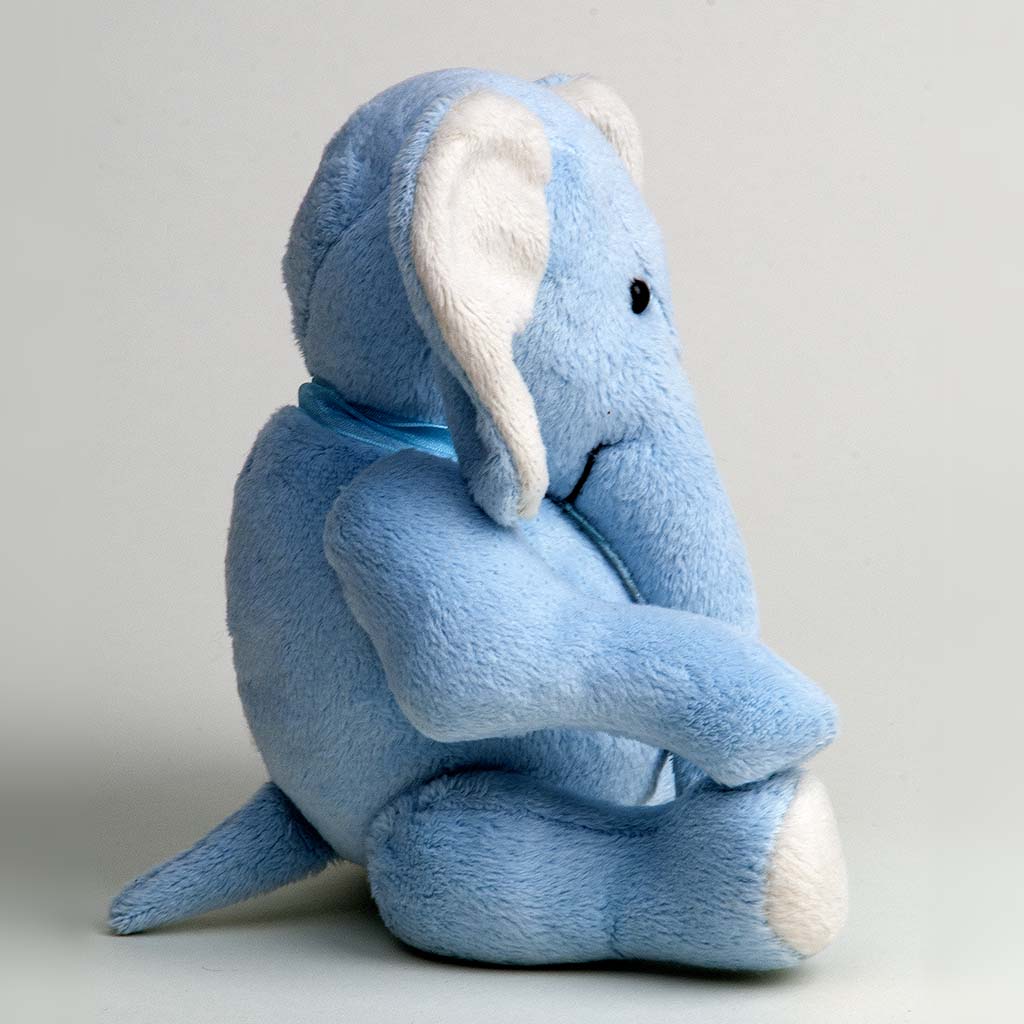 Blue Albie The Handmade Elephant from Canterbury Bears.