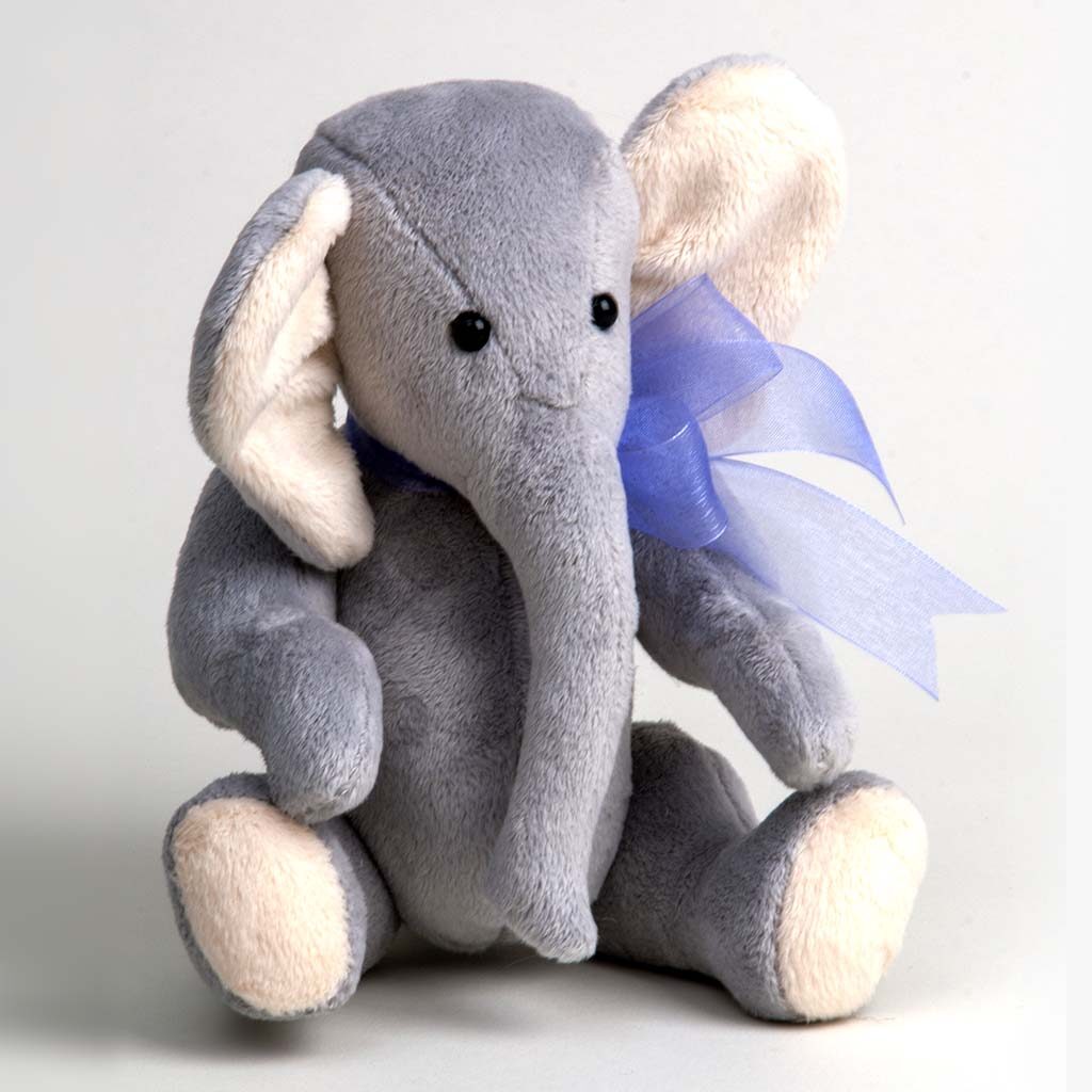 Grey Albie The Handmade Elephant from Canterbury Bears.