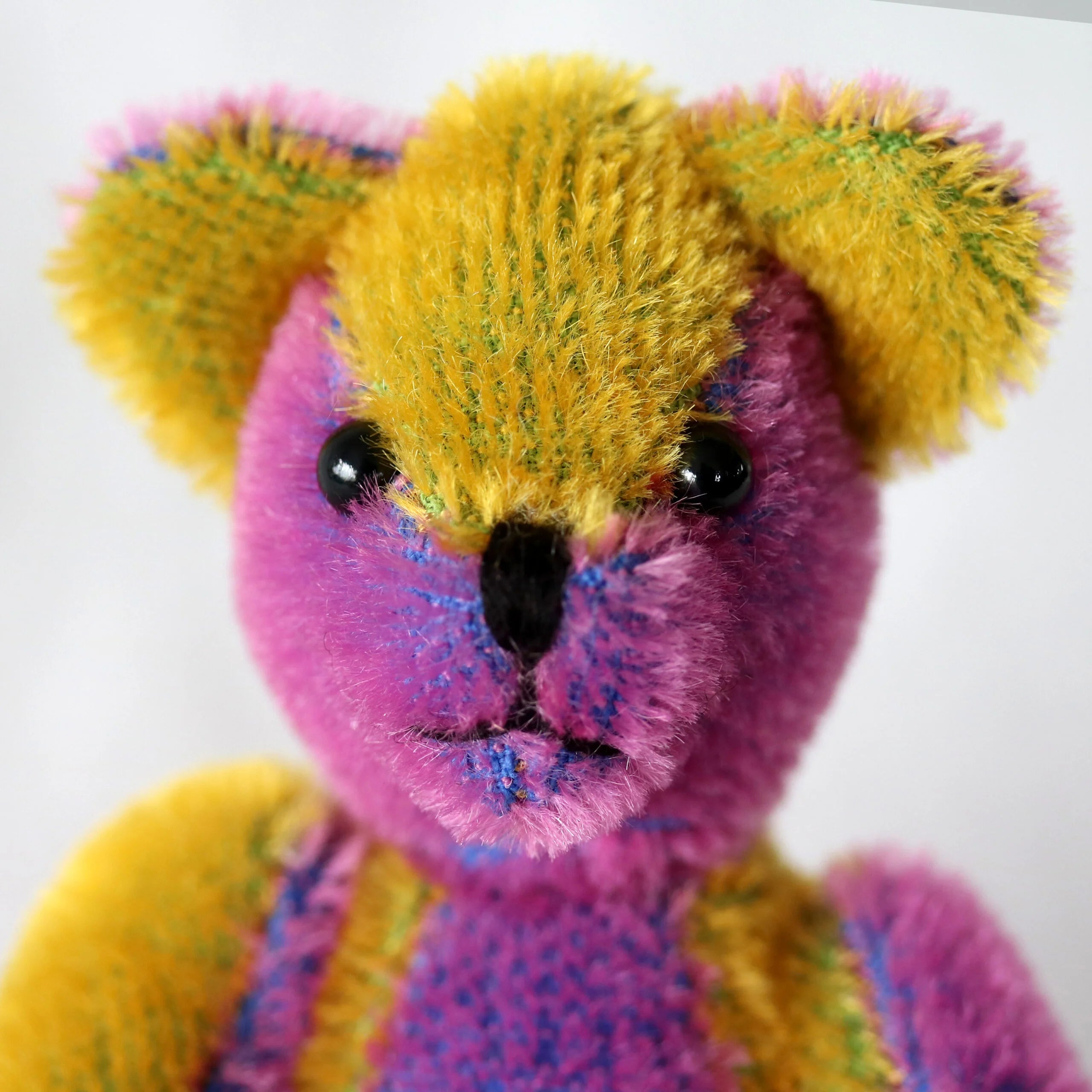Harlequin Peter The Handmade Bear from Canterbury Bears.