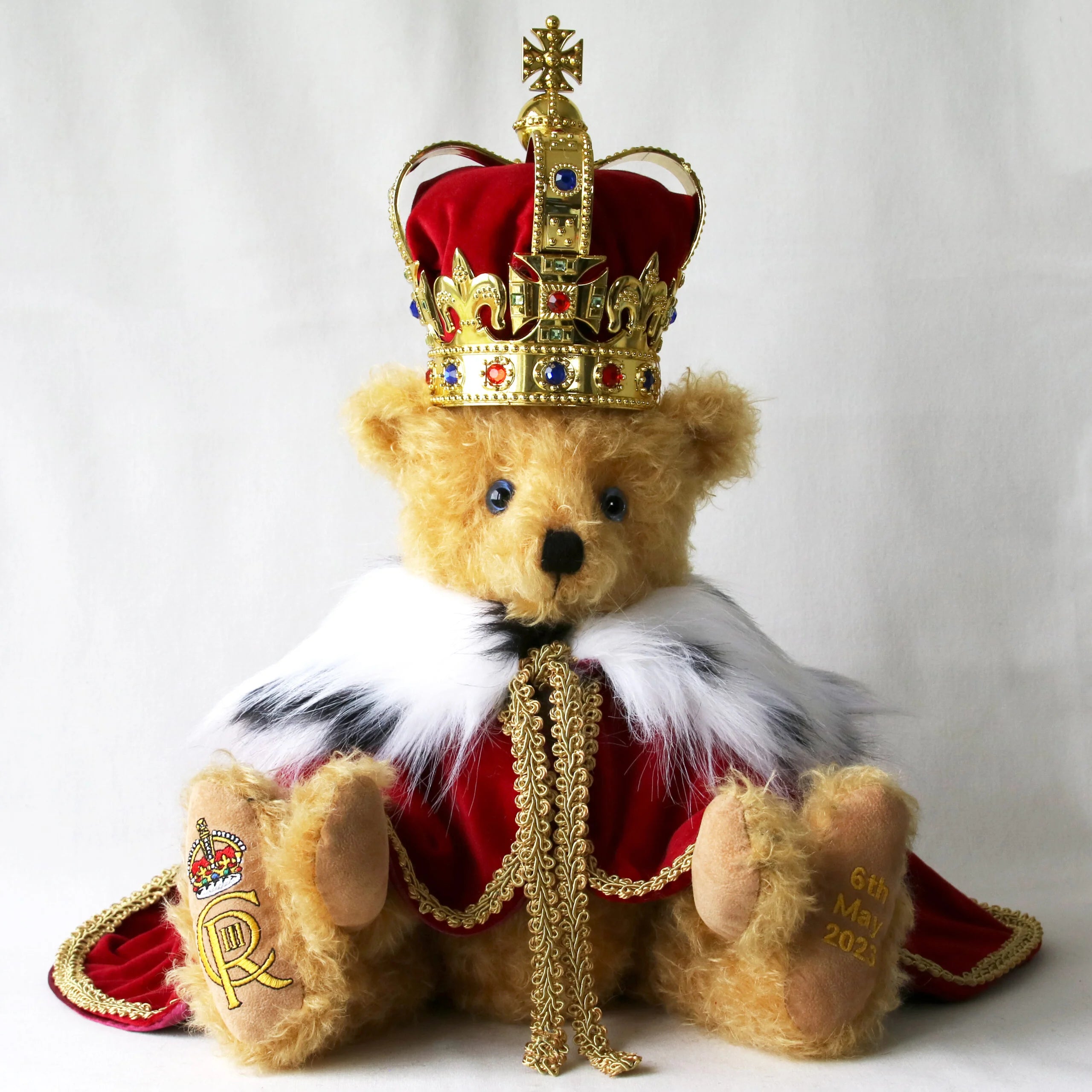 Coronation Bear The Handmade Bear from Canterbury Bears.