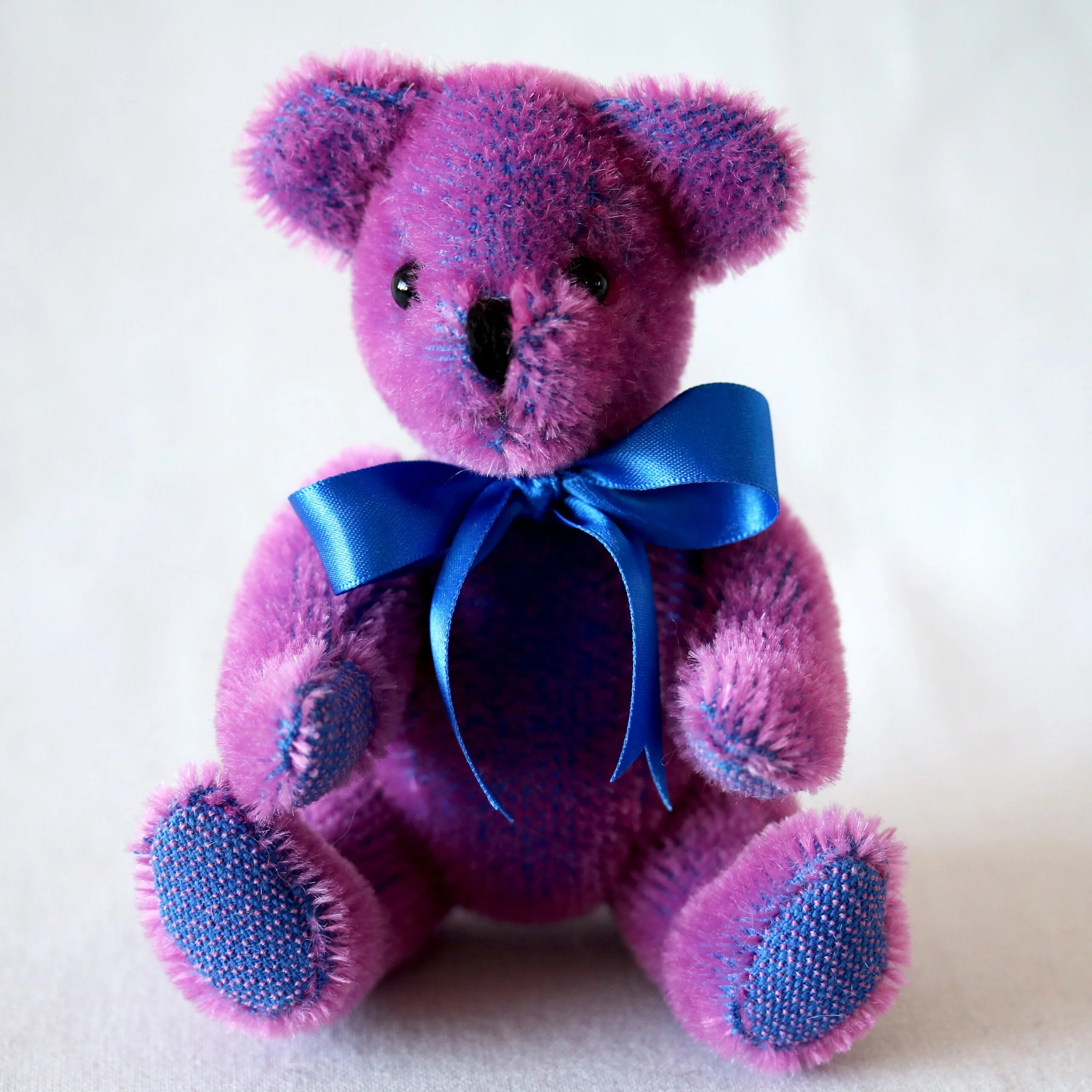 Purple Peter The Handmade Bear from Canterbury Bears.